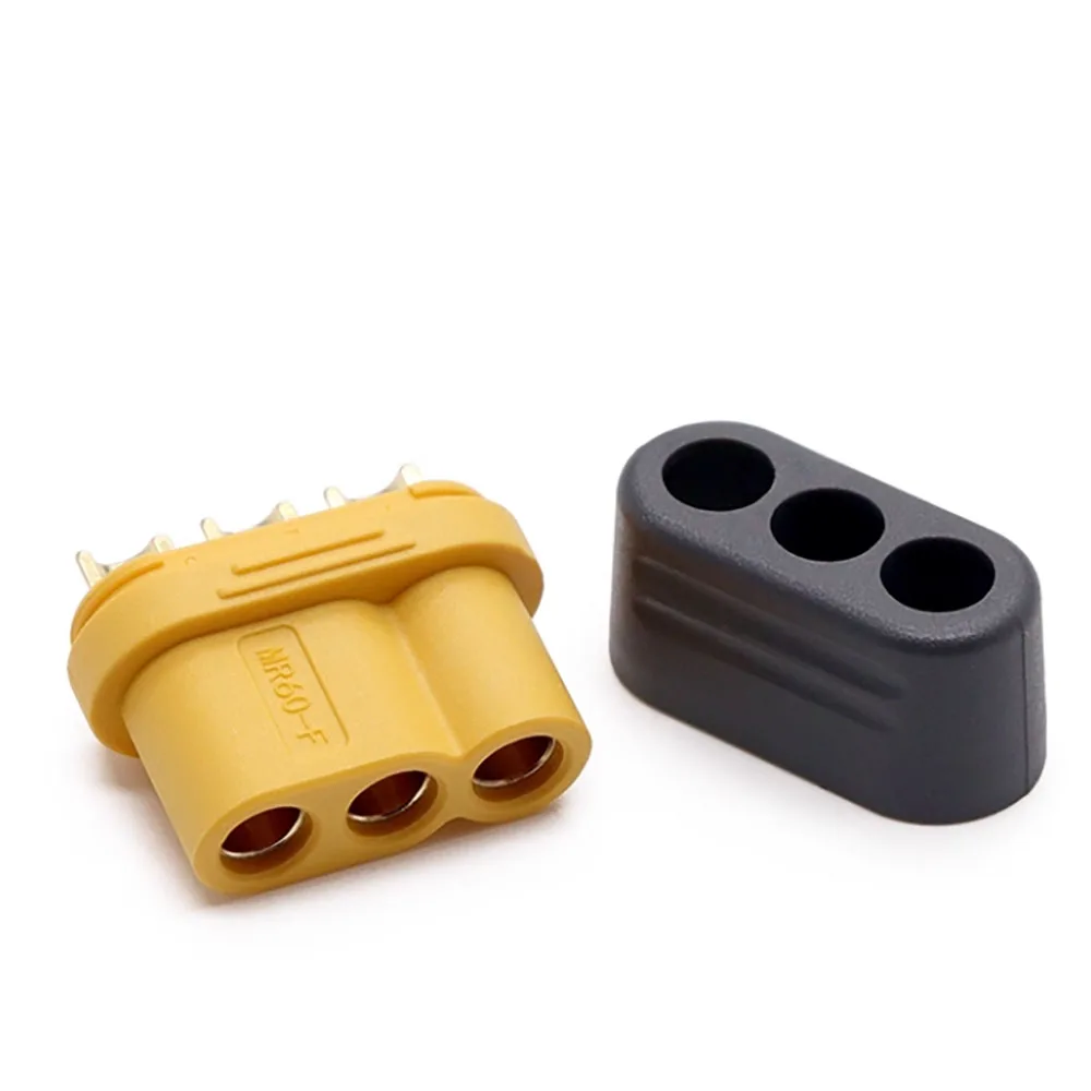 10/20 قطعة/زوج جديد وأصلي MR60 ذكر أنثى التوصيل مع حامي غطاء مغمد 3.5 مللي متر 3 دبوس موصل قابس ل AMASS
