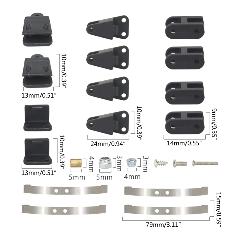 Talões elevação metal, amortecimento, montagem acessórios montagem atualizados DIY