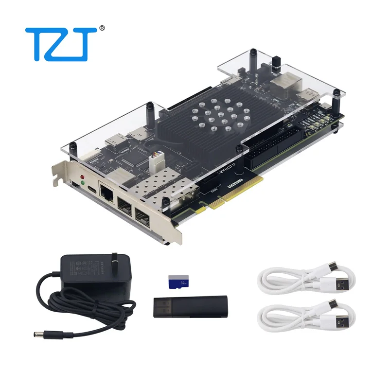 

Плата разработки TZT ZYNQ7100 для FPGA Xilinx FMC XC7Z100-2FFG900 с SD-картой и устройством чтения карт