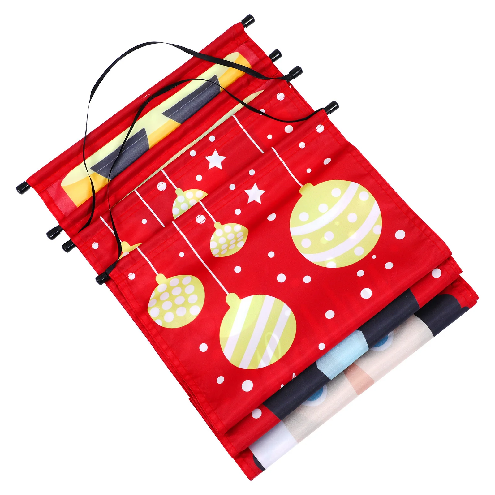 

Christmas Door Curtain Decorative Couplet Front Door Decor Holiday Party Outdoor Indoor Xmas Hanging Banner Porch