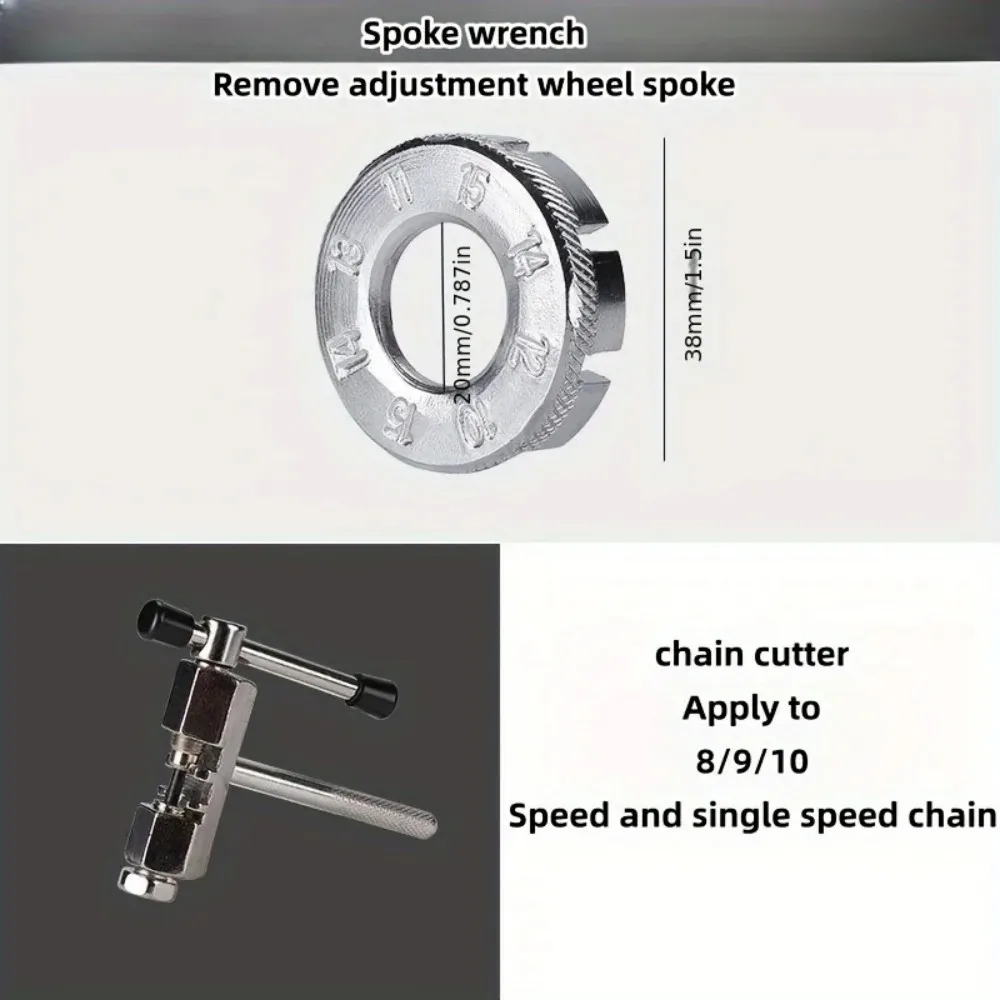 

Bike Maintenance Tools Cycling Accessories Enduring BICYCLES REPAIR TOOLS KITSUniversal Bike Repair Tool Combo Set, ATV,