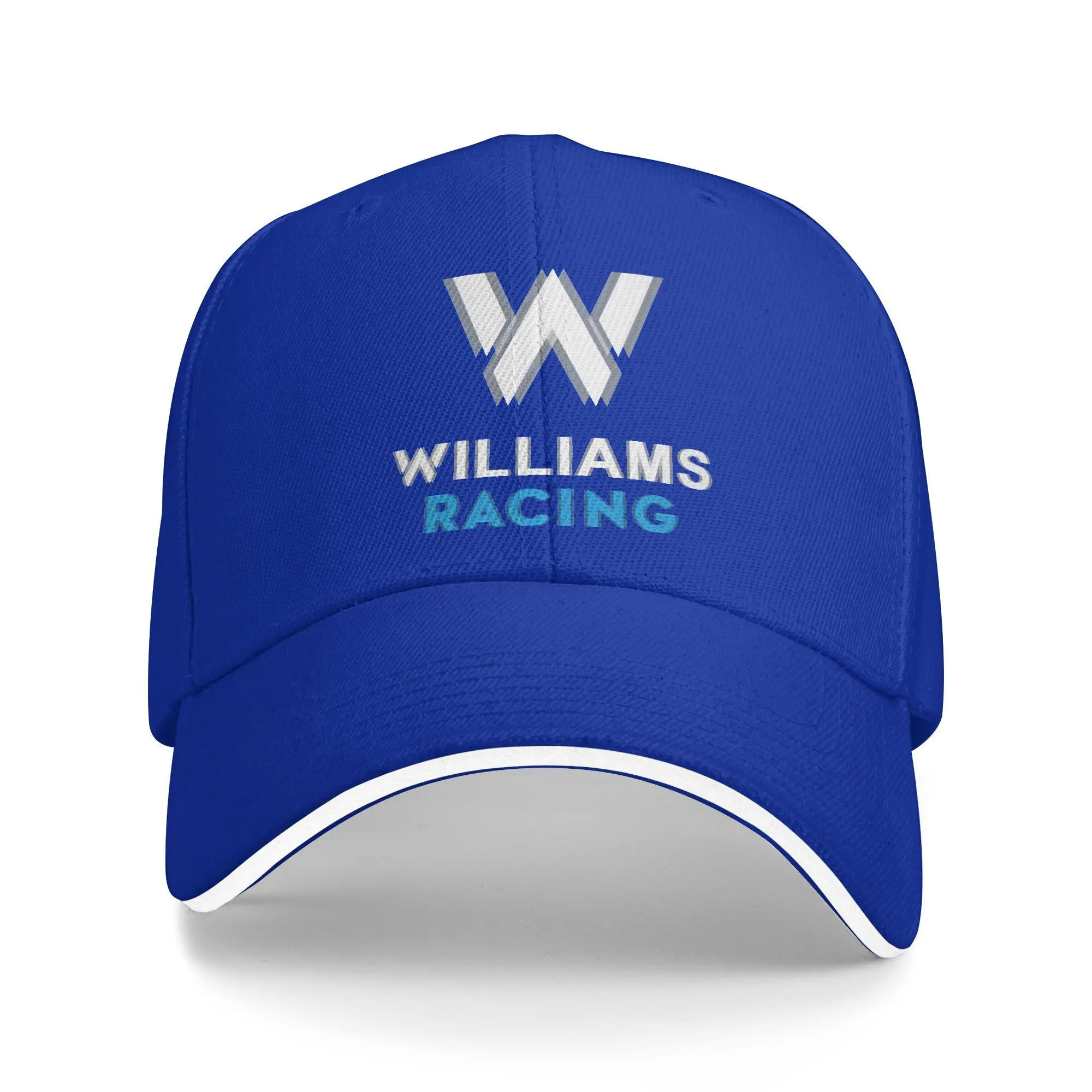 

Williams Racing Team F1 Baseball Cap Casual Car Race Sandwich Hats Men Women Polyester Hats Cap Running Golf