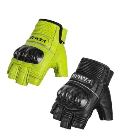 

Vemar Half Finger Gloves Motorcycle Guantes MX BMX DH Dirt Bike Fashion Summer Accessories Glove Motorcyclist Luvas Men