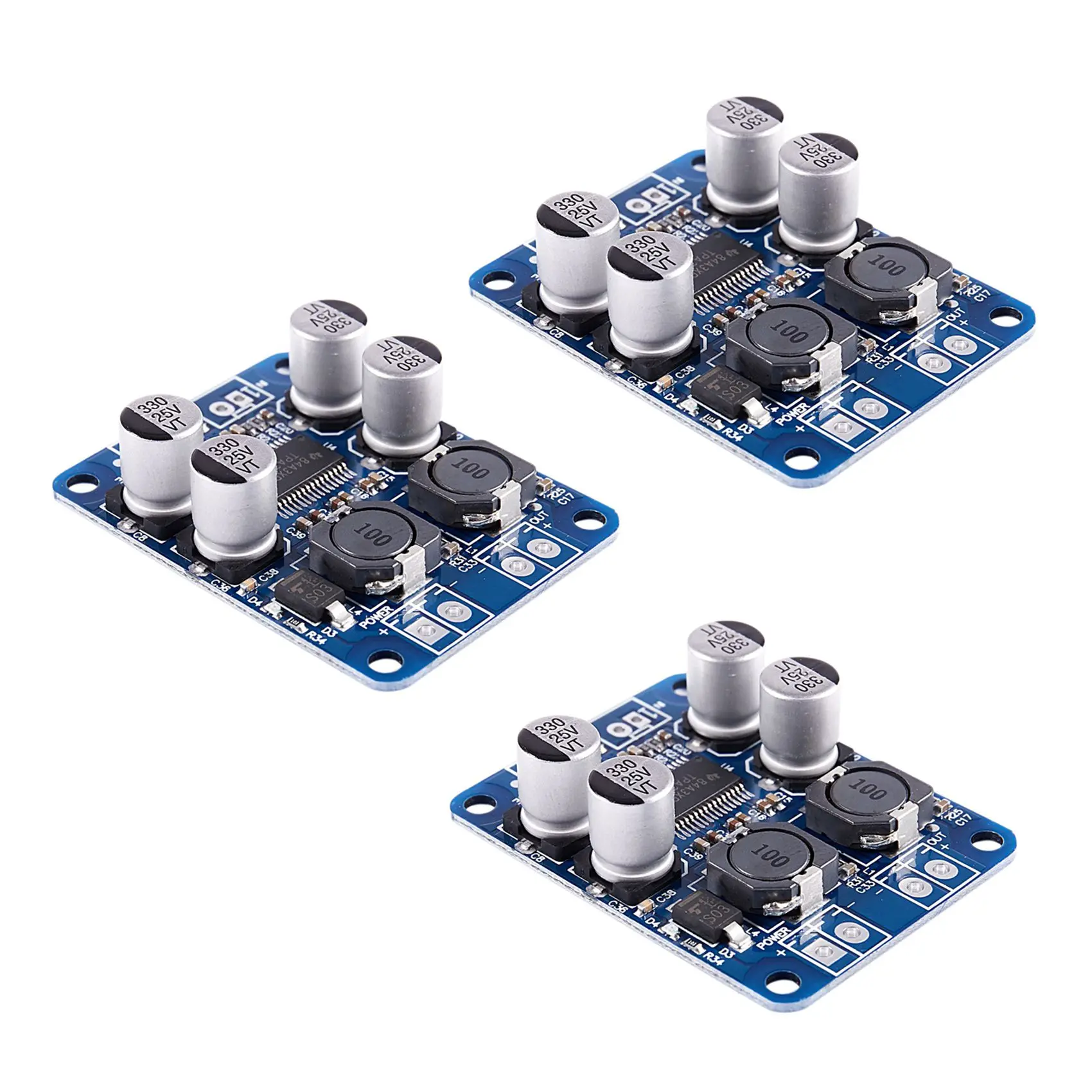 ABZZ-3X DC 8-26V TPA3118 PBTL Mono Digital Amplifier Board AMP Module 1 X 60W For Arduino