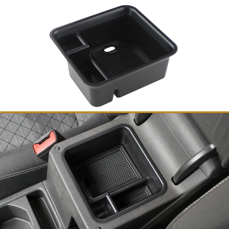 for Volkswagen VW T-cross Tcross 2018 - 2023 Car Console Armrest Storage Box Container Case Refit Styling car Accessories