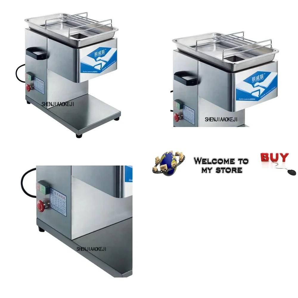 TR-260 for Home Appliances Stainless Steel Meat Slicer 260kg h Desktop Food Slicer Fresh Meat Cutter Commercial Grade Food