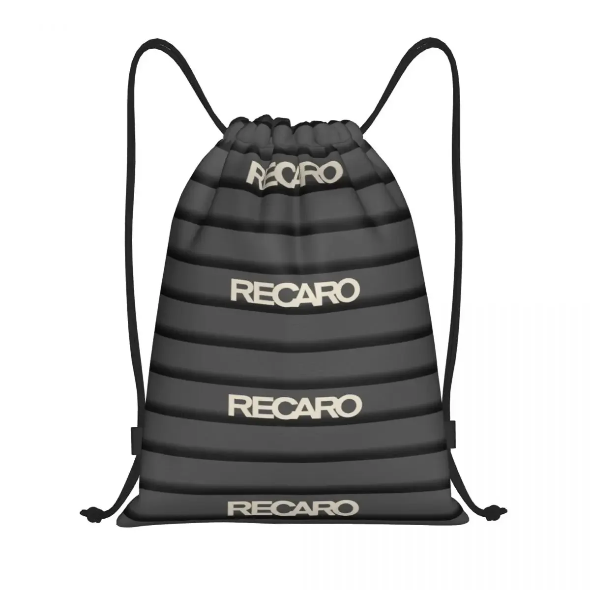 Recaros Logo Drawstring Bags Men Women Portable Sports Gym Sackpack Training Backpacks