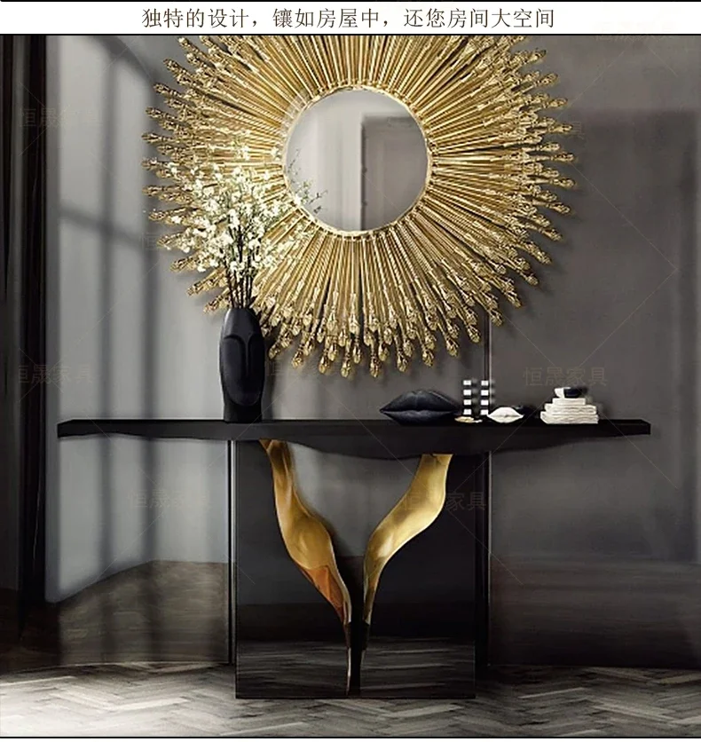 

Консольный прихожая Домашний дизайнер у стены Длинный узкий стол Искусство Высококачественные консольные столы