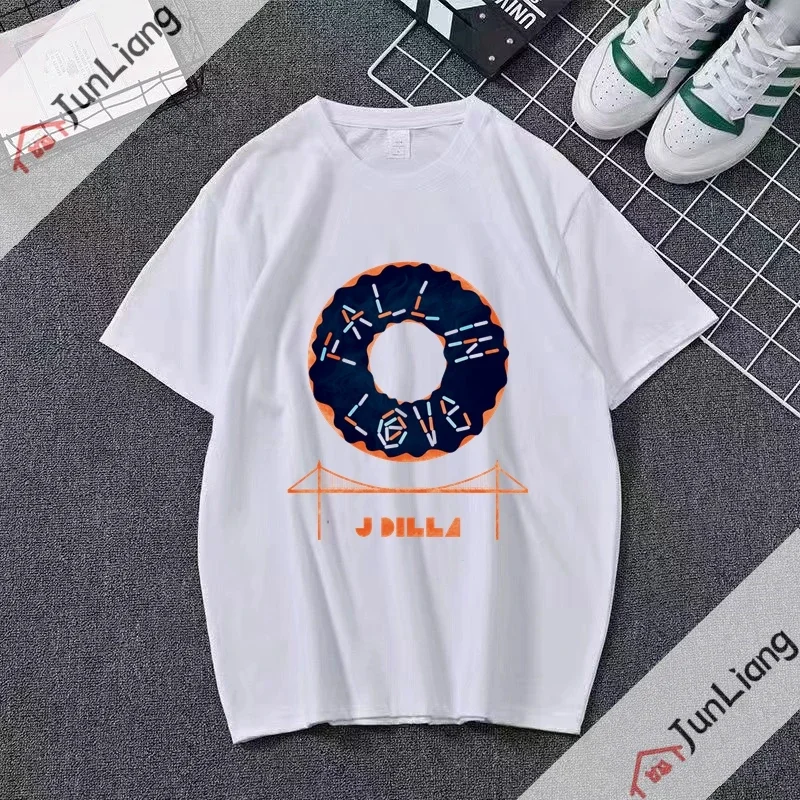 New Music Singer J Dilla Doughnuts T Shirts MEN Hip Hop Heavy Mental Sweatshirt T-shirts