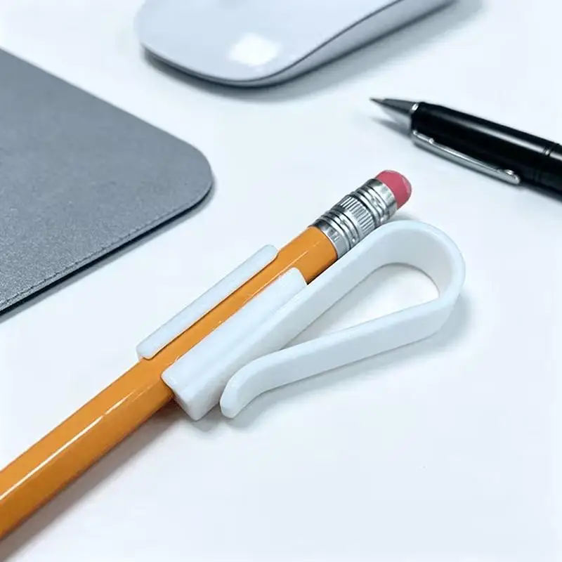 1/2/4 Stück multifunktionaler Stiftclip für Bücher, Kalender, Planer und Notizbücher, passend für 10 mm dicke Stifte, Schreibtischaufbewahrung – Detail 4
