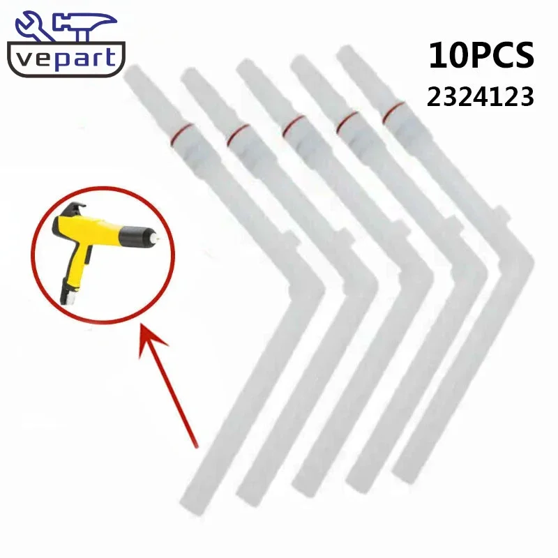 Vepart 10 PCS 2324123 Inner Powder Tube For Wa9ner Electrostatic Powder Coating Gun