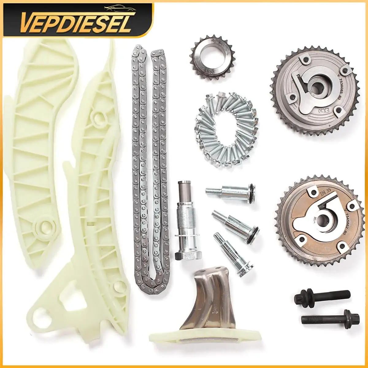 1Set Timing Chain Kit 11367545862 11367536085 11310150552 For 2011-2016 Mini Cooper Countryman R60 2013-2016 Paceman R61 1.6L L4