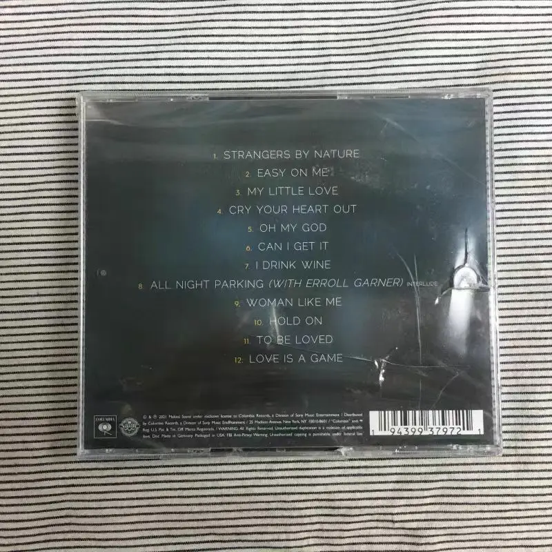 Adele 30 Deluxe CD: 15 Tracks Including Chris Stapleton Duet Version of 