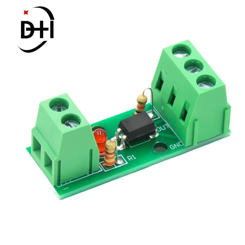 1 Channel Way Optocoupler Isolation Module PC817 EL817 3V-5V 12V 24V Photoelectric Isolator Rail Holder PLC Drive Motor Board