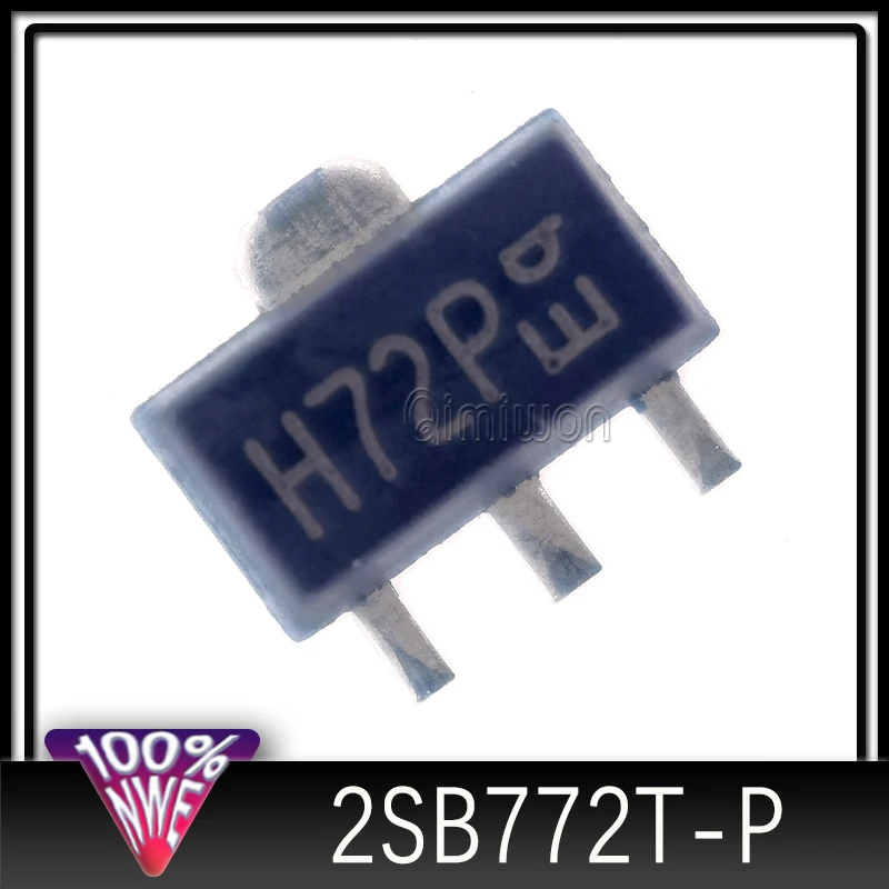 New original 2SB772T-P 2SB772T 2SB772 B772 SOT-89 30V 3A Screen printing H72P PNP transistor In stock