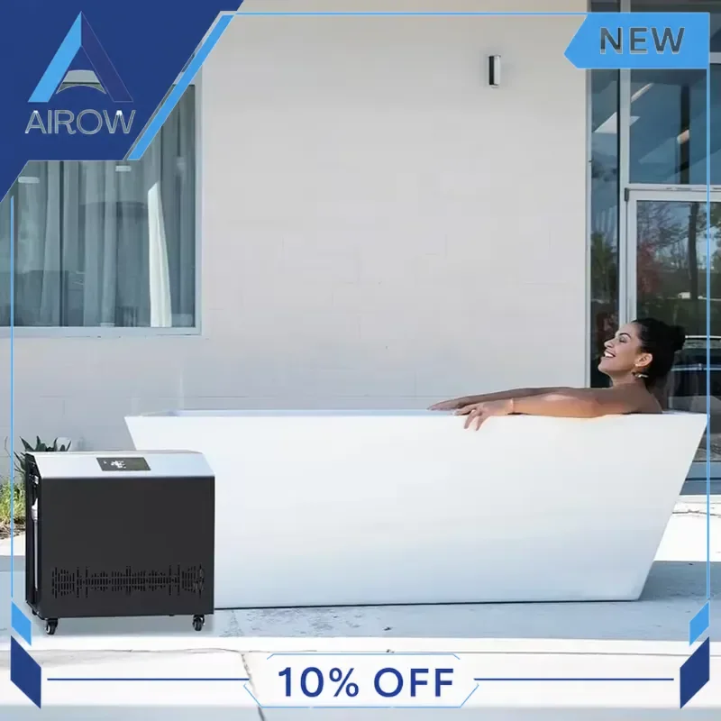 for Commercial Outdoor Ice Bath Tub with Chiller Filter Acrylic Cold Plunge Pool for Athletes Muscle Recovery Fitness Spa