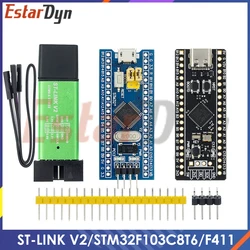 Original ST-LINK V2 Simulator Download Programmer Original STM32F103C8T6  STM32 Minimum System Development Board STM32F401 / 411