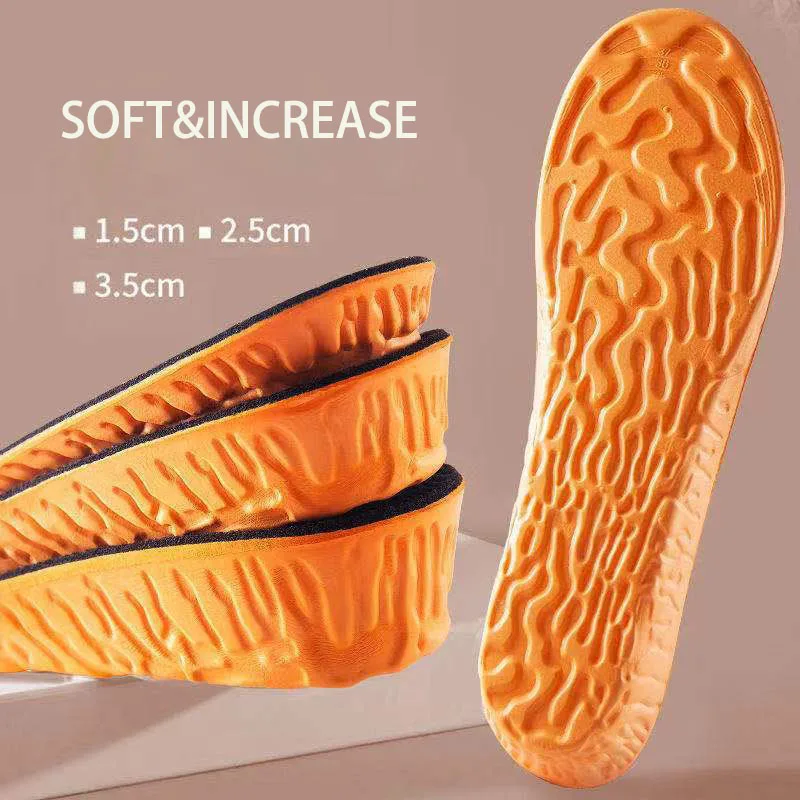 Height Increase Insole For Men Women1.5/2.5/3.5cm EVA Invisible Height Lift Breathable Comfortable Shock Absorption Pads