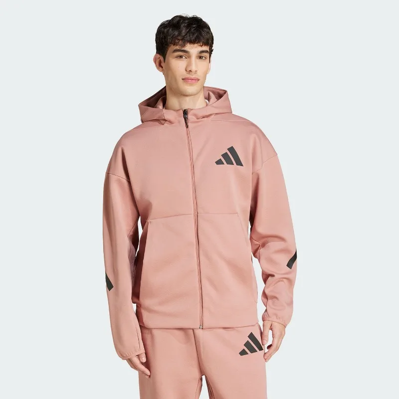 adidas Camo Hood Woven Jacket Spring Outdoor Hunting Camping Light Wind Outer TopJD2908 1PCS