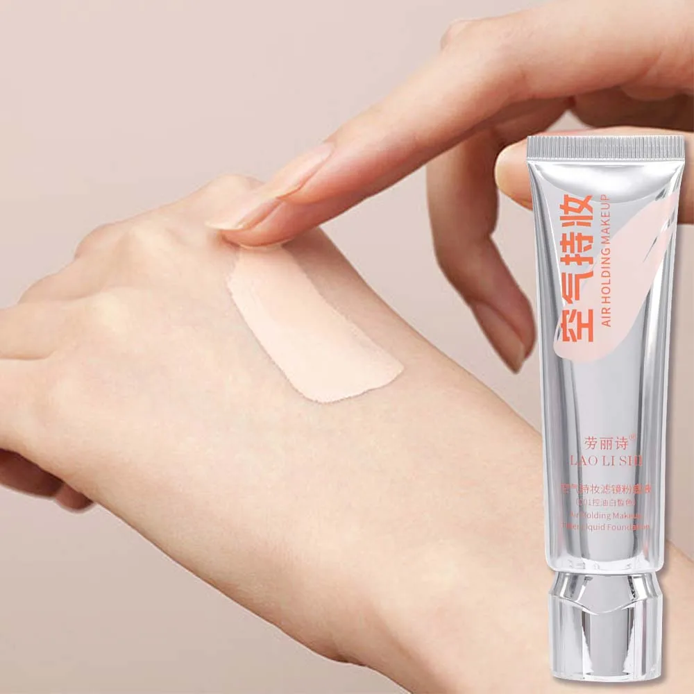 Long-lasting Liquid Foundation Smooth Texture Moisturizing Cover Acne Dark Circles Foundation Brightening Face Concealer Makeup