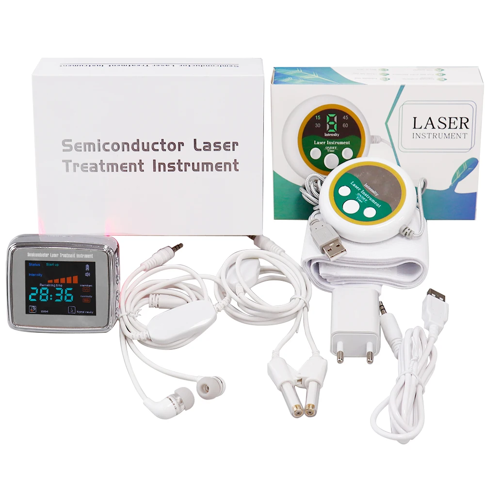 650nm Laser LLLT Watch Phototherapy Board Diabetes Cholesterol Hypertension Treatment Therapy Nose Rhinitis Sinusitis Tinnitus