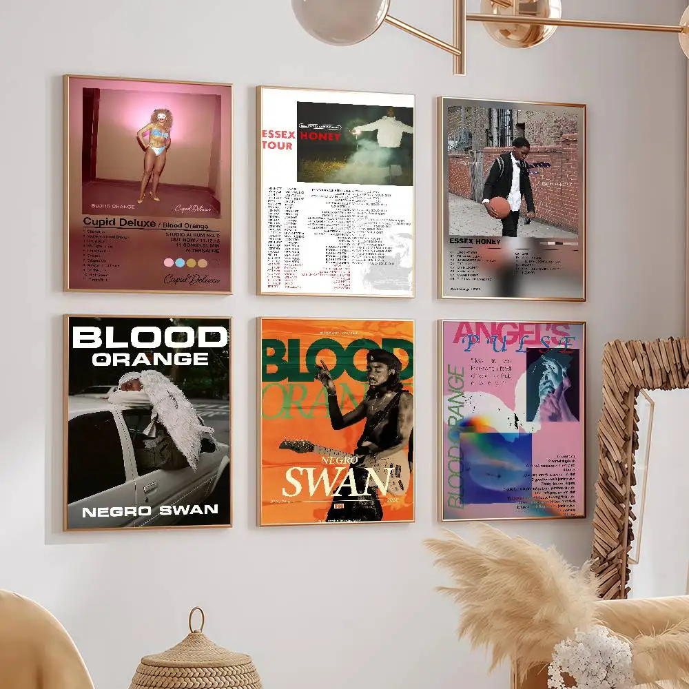 Singer Blood Orange essex honey Negro Swan Posters Dormitory Decorations Bedroom And Living Room Wall Murals Souvenirs
