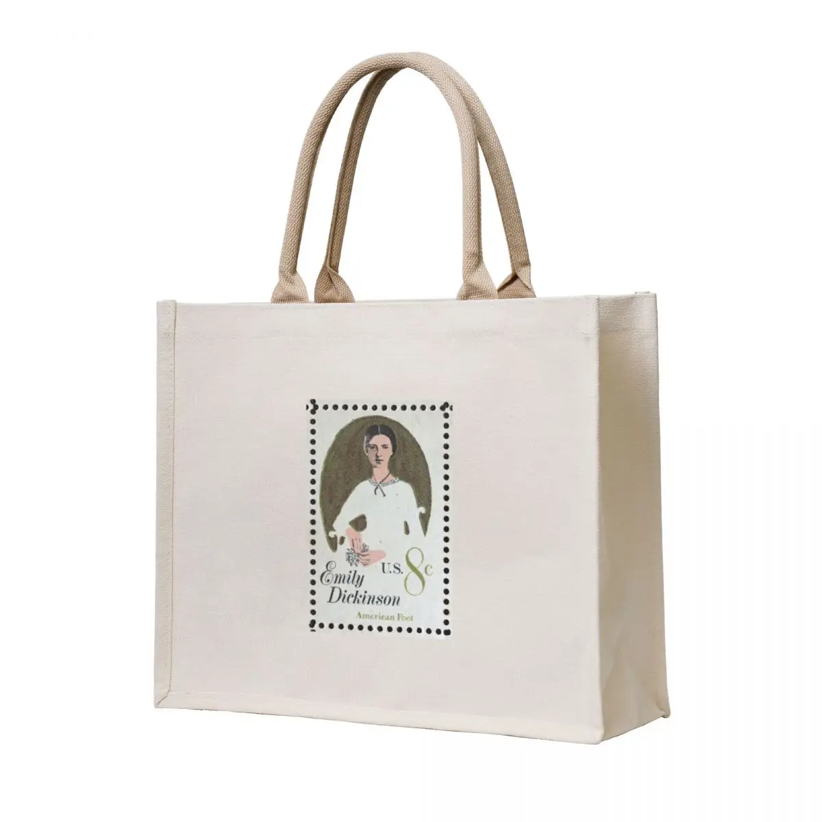 

Emily Dickinson stamp 8c. Tote Bag reusable shopping bags Gift bag bags luxury women Women's tote bag