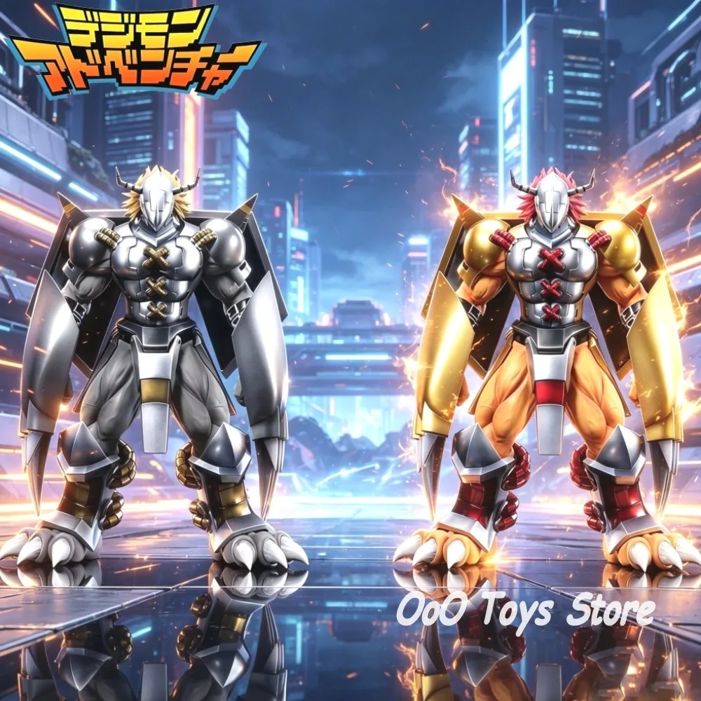 Anime Digimon Adventure Figure New Version War Greymon Action Figures Pvc Collection Model Toys Children Gifts 21cm/8.27in