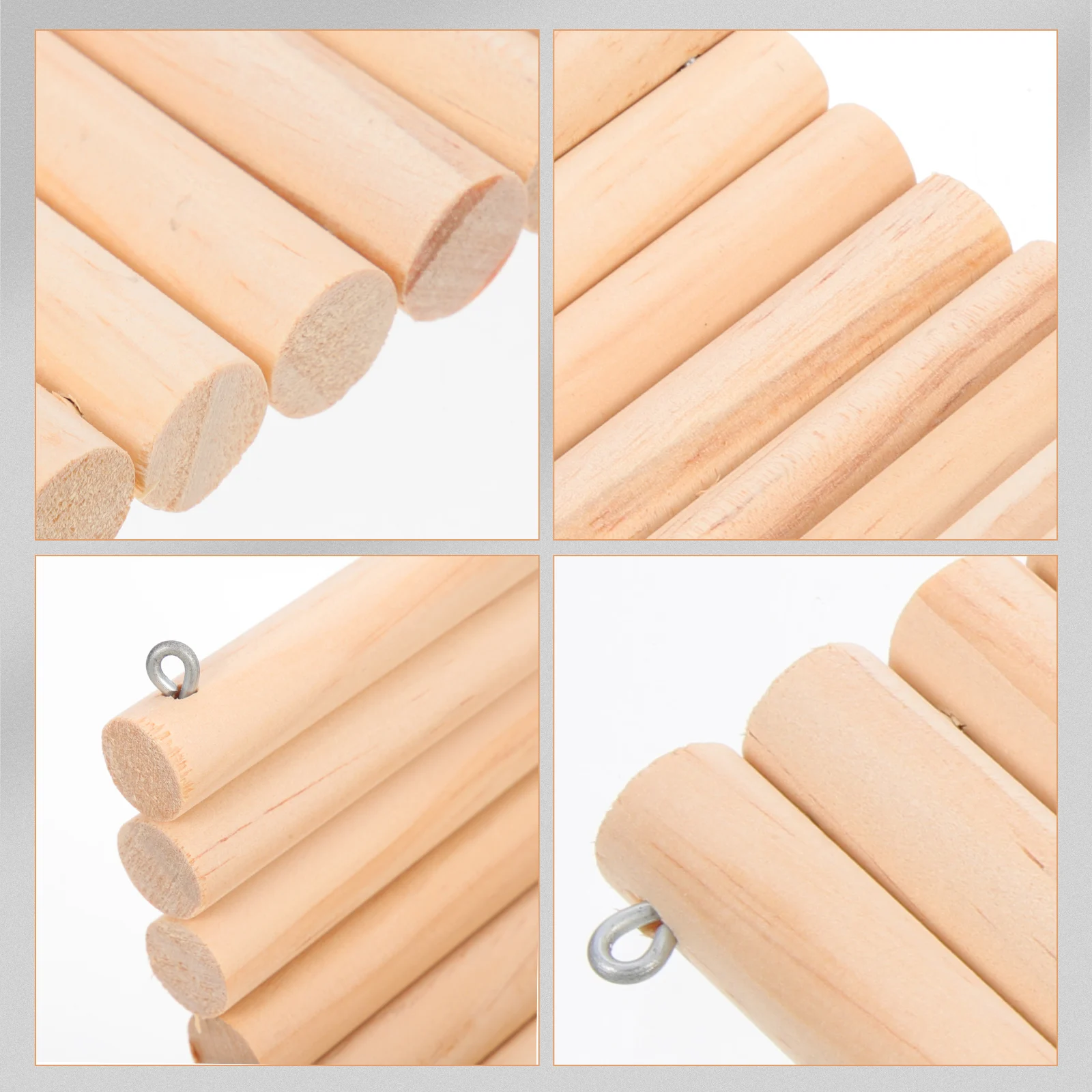 

Funny Wooden Bite-Resistant Pet Climbing For Small Animals Multi-Function Natural Wood Plaything Durable Entertaining Cage