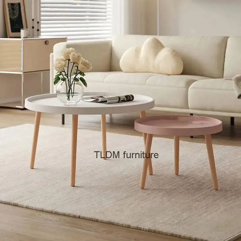 Modern Minimalist Coffee Tables Nordic Round Small Magazine Coffee Tables Design Cute Mesa De Centro De Sala Home Furniture