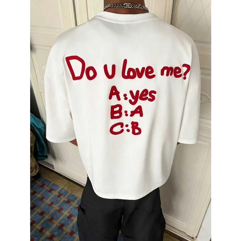 Bequemes, weiches, lässiges Sport-T-Shirt mit englischen Buchstaben für Herren – Detail 3