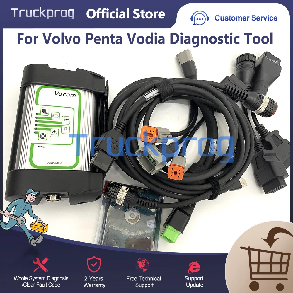 For penta vodia diagnostic tool penta marine engine Industrial Engine 88890300 vodia5 vocom diagnostic scanner tool