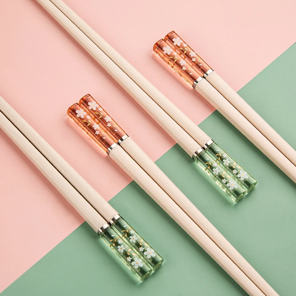 

Набор японских палочек для еды из сплава, 5 штук, высококачественные, в индивидуальной упаковке, столовые приборы для домашнего использования