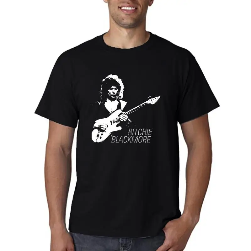 Ritchie Blackmore Black T-Shirt Size-S To 5XL