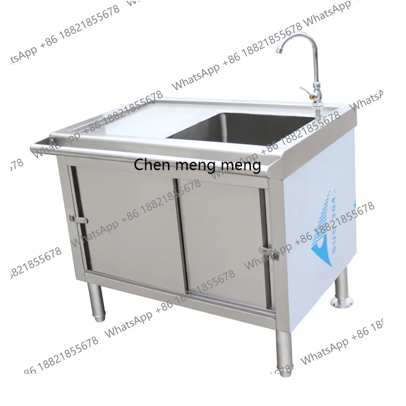 

Stainless steel single star basin, stainless steel ship kitchen equipment, sink vegetable washing commercial