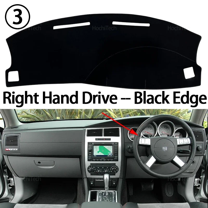 Für Dodge Charger 2005 2006 2007 Schatten Cape Decke Auto Zubehör Dashboard Abdeckung Dash Board Matte Teppich Pad – Detail 11