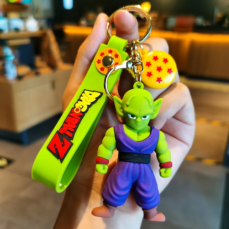 Anime Dragon Ball SonGoku Schlüsselanhänger Schmuck Son Goku Vegeta Piccolo Actionfiguren zur Taschendekoration