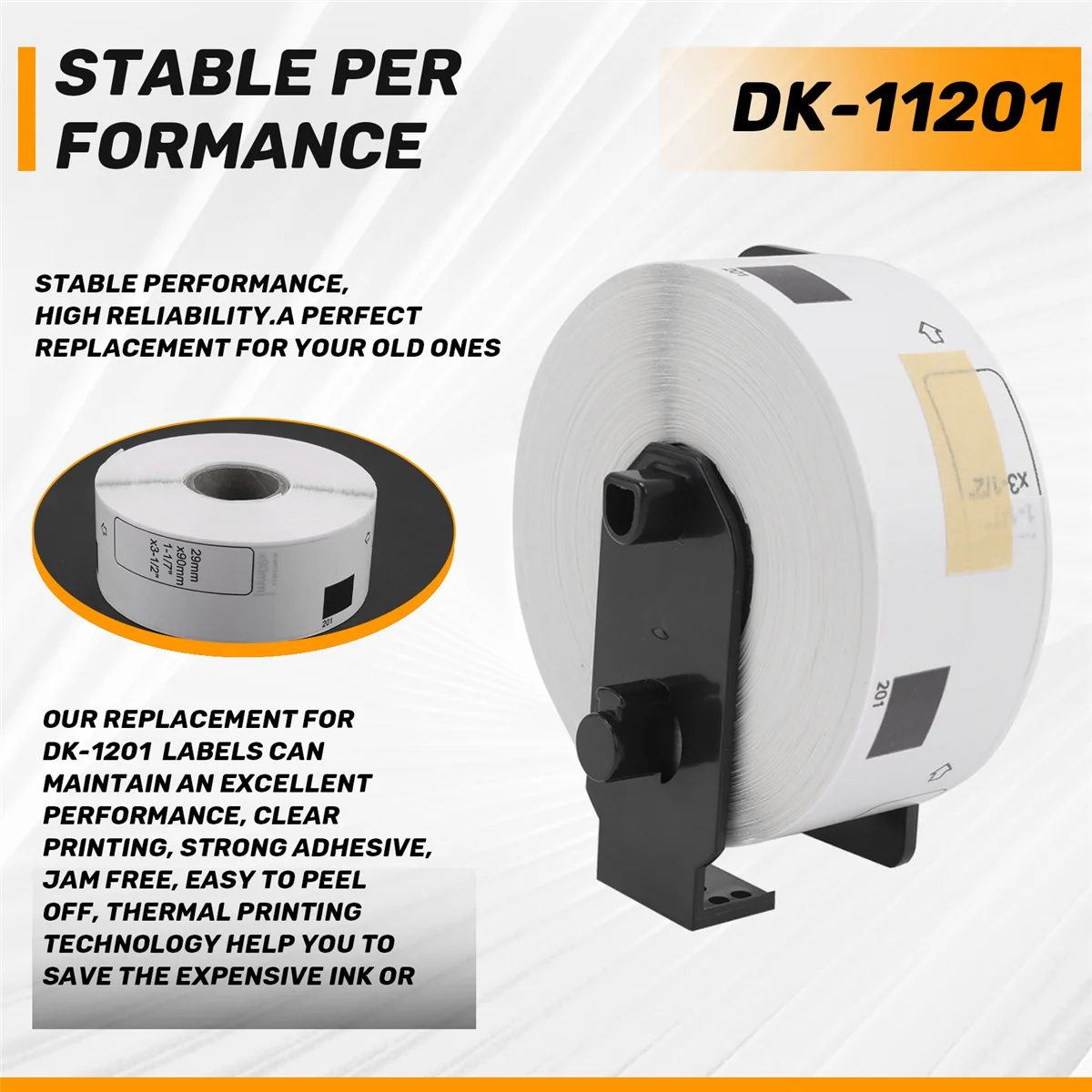 

ГОРЯЧИЕ 6-рулонные совместимые этикетки для -11201 Стандартные адресные этикетки 29 мм x 90 мм для QL-800 QL-810W QL-700