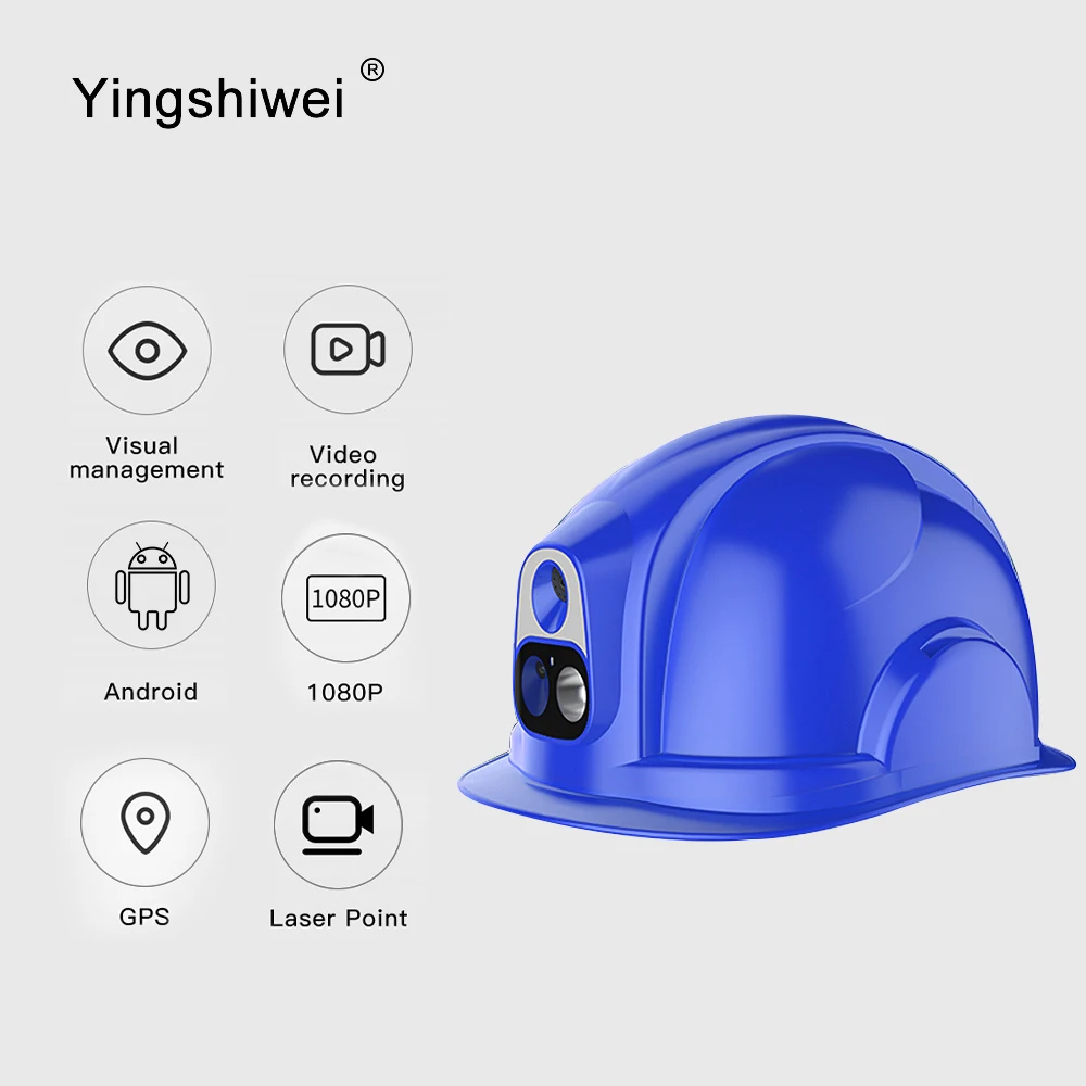 

Yingshiwei YSW-W20 GPS WiFi 1080P HD Realtime Motorcycle Hard Helmet Cam Outdoor Security Smart Video 4G Safety Helmet Camera