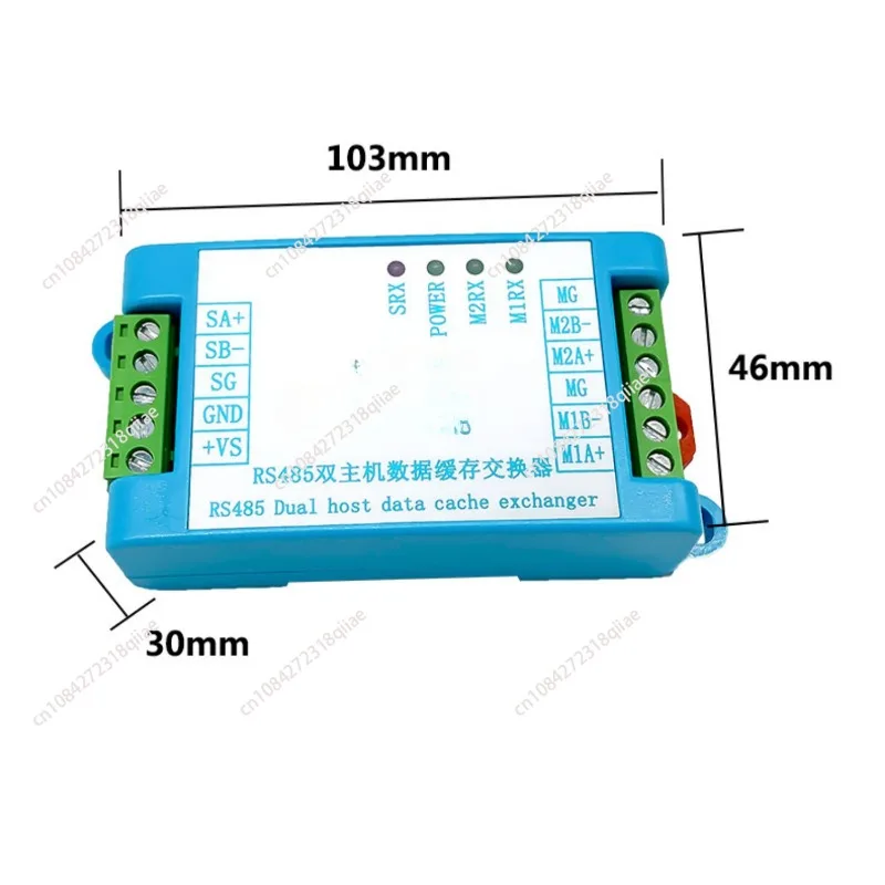 Cached 485 data multi-host time-sharing transceiver splitter isolation temperature transmitter switch