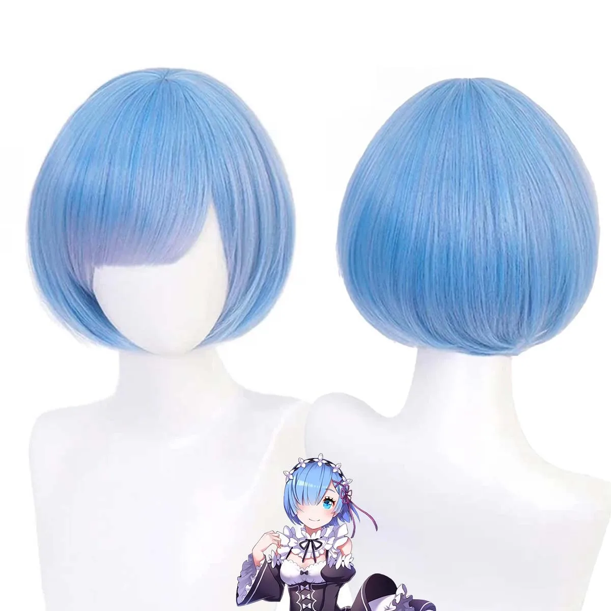 ผู้ชาย Re Zero เริ่มต้นชีวิตในอีกโลกหนึ่ง Subaru Natsuki คอสเพลย์วิกผม