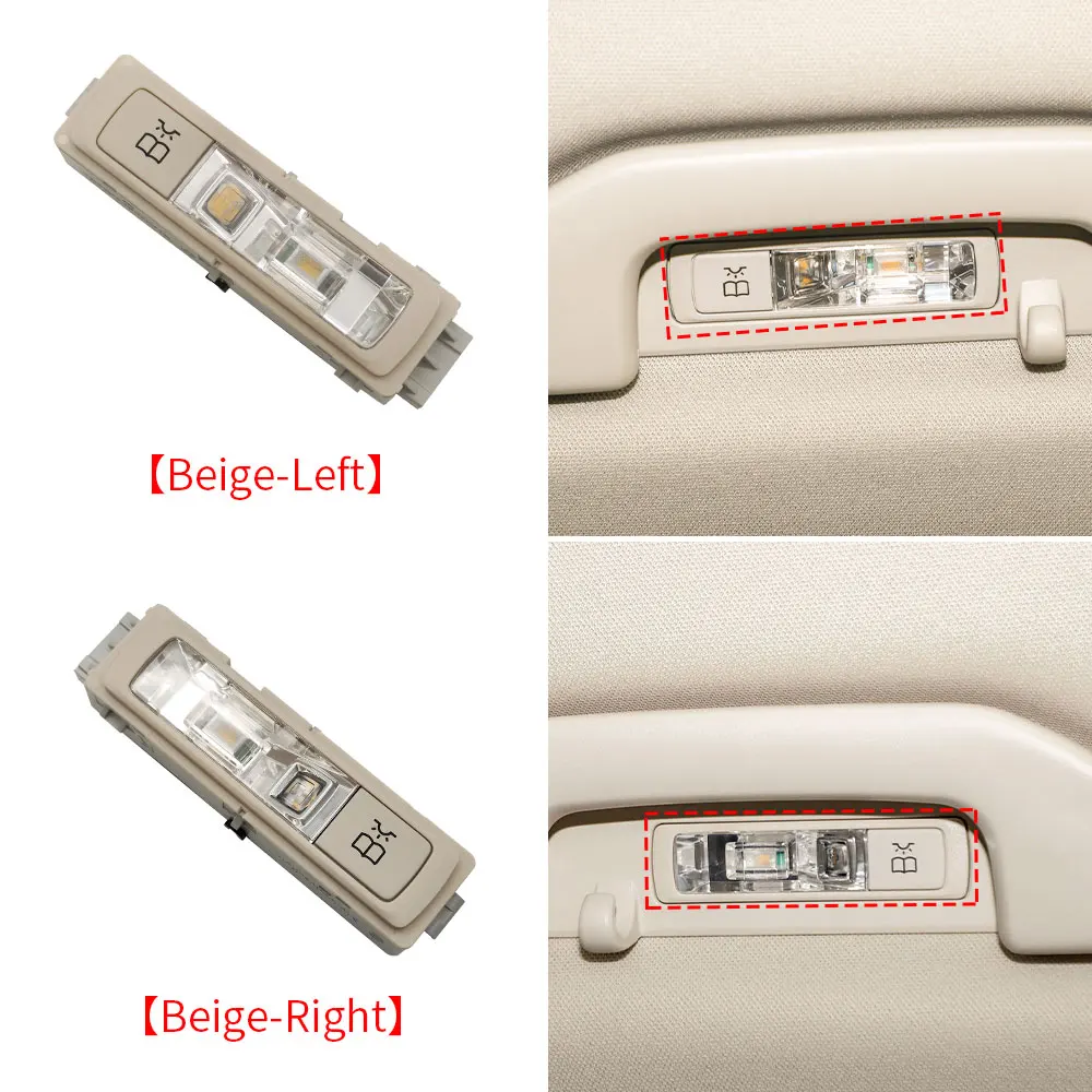 For Mercedes W205 W253 W447 W448 Car Rear Grab Handle Interior lighting Lamp Accessory For Benz C GLC V Class C200 V260 Vito