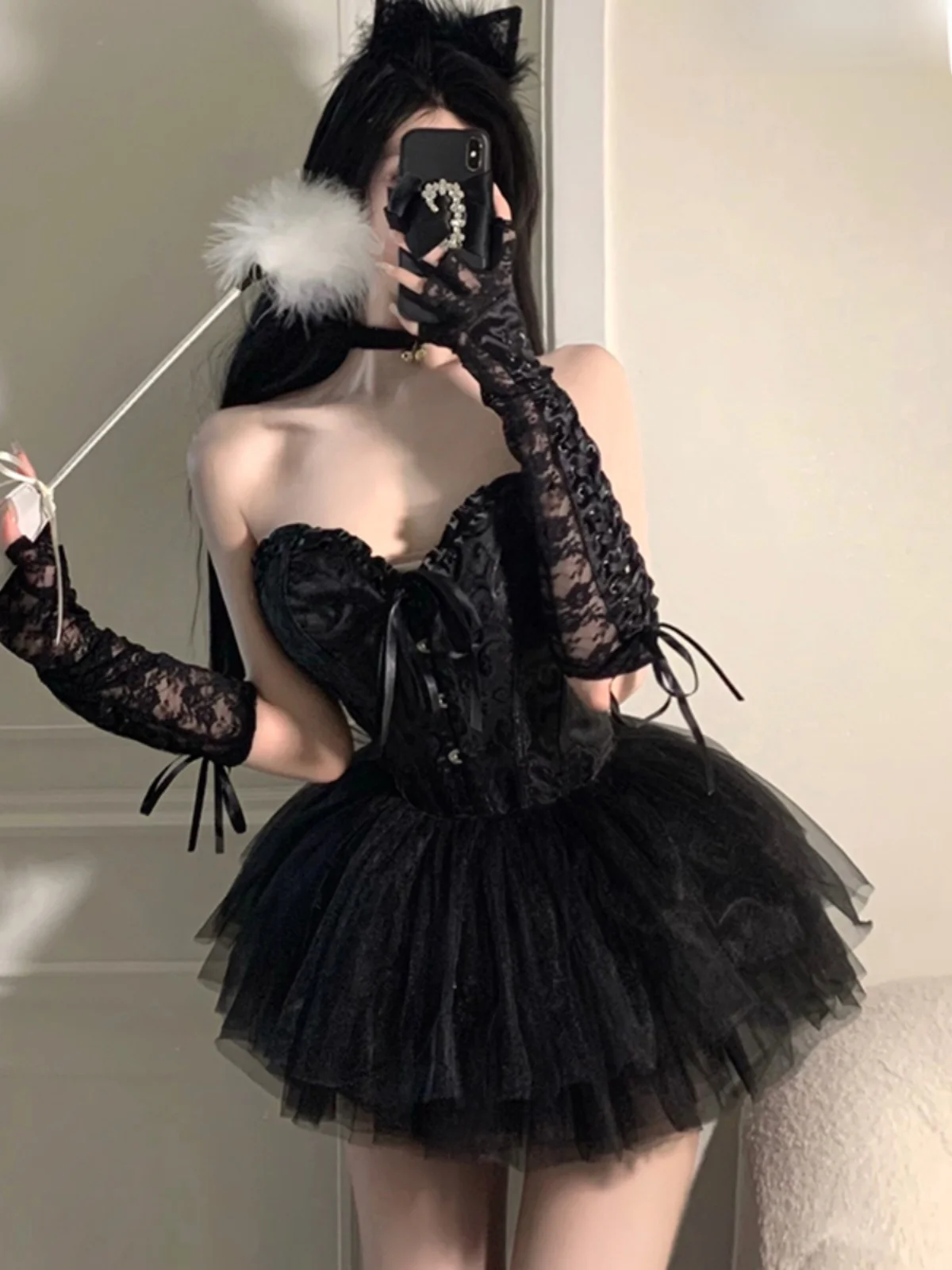 

Cosplay Halloween Maid Uniform Rabbit Girl Suit Seductive Emotional Student Sailor Nightclub Set Women's Traditional Costume