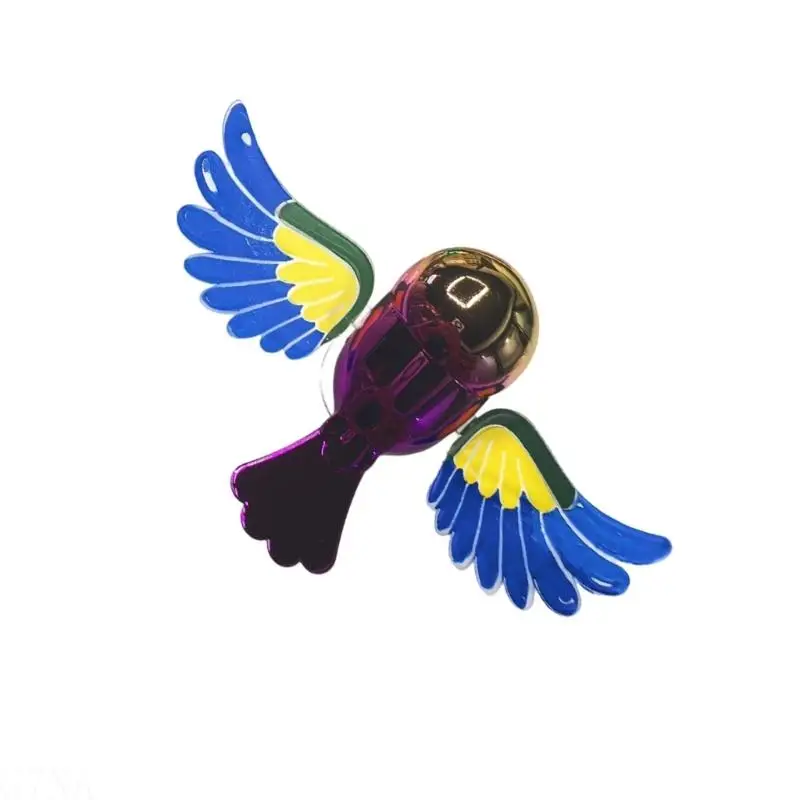 G7NA Automatisch flatternder Vogel-Fahrzeugornament, windaktiviertes Bewegungsdesign, dekoratives Zubehör für den Außenbereich – Detail 8