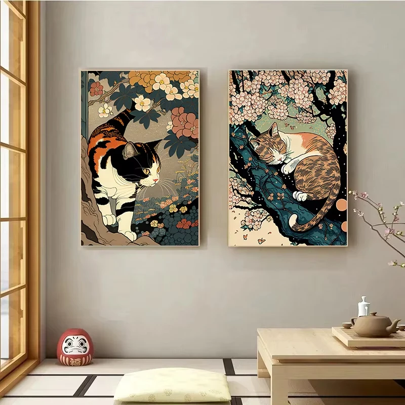 Japanese Lifestyle Movie - Olieverfschilderij op nummer Vintage Japanse Ukiyo-e-stijl