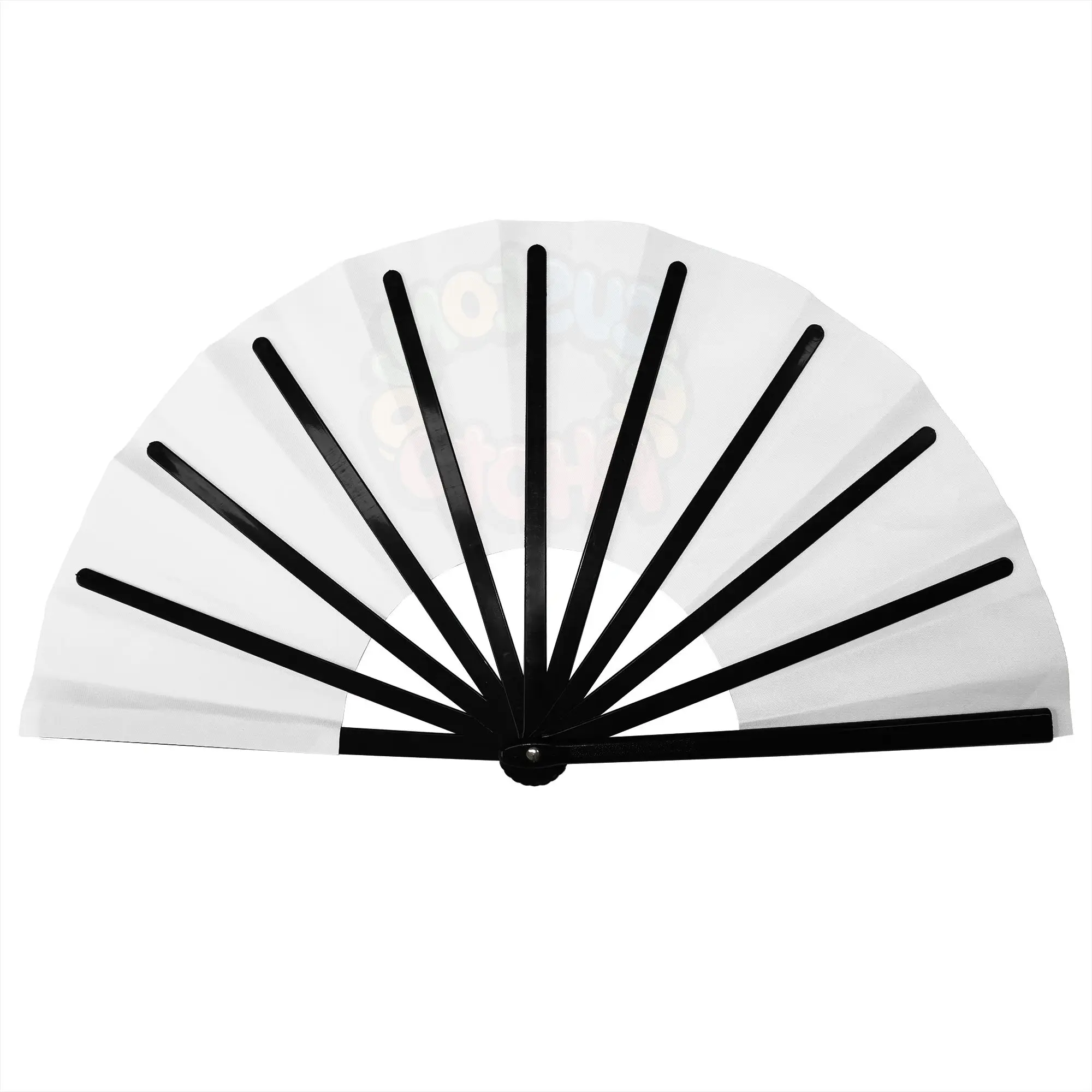 Customized Custom Photo Portable Pocket Fan Travel  Polyester Folding Fan Chinese Dance Handheld Cooling Fans