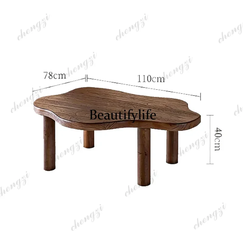 Mid Century Classic Coffee Tables Wabi Sabi Design Luxury Vintage Coffee Tables Retro Unique Table Basse Living Room Furniture