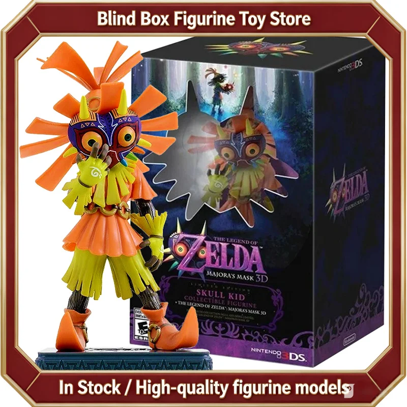 The Legend of Zelda Majora's Mask Figuren Link Actionfigur PVC Sammlermodell 16cm Ornamente Totenkopf Kid Link Figurine Spielzeug