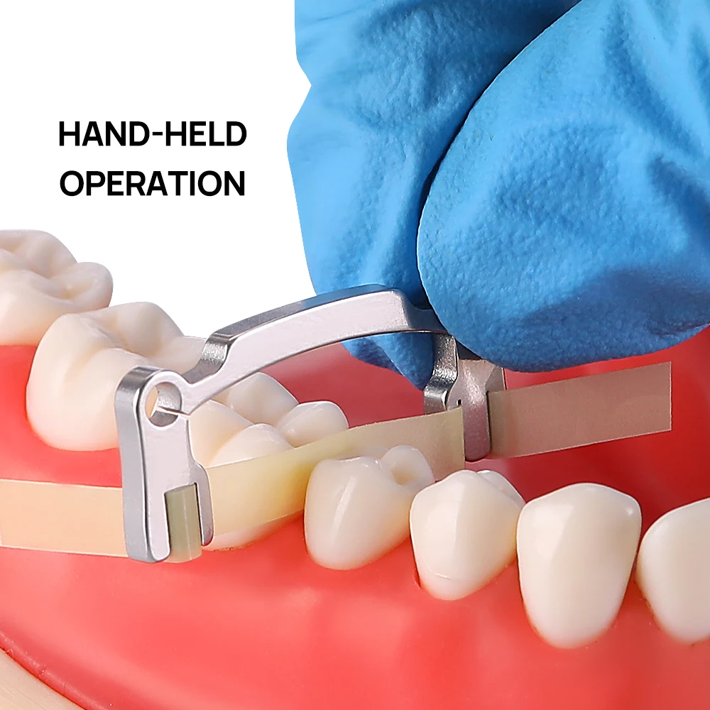Joy dental 2pcs Zahn polierst reifen halter Set Metall Hand veredelung Zahnarzt werkzeug für Harz zähne Schleifen Schleifen Formen – Detail 4