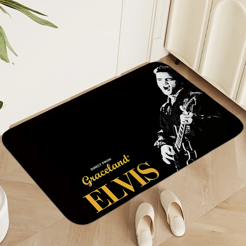 

Carpets for Living Room Elvis Doormat Entrance Door Washable Non-slip Kitchen Floor Foot Mat Bedroom Bathroom Laundry Room Rug